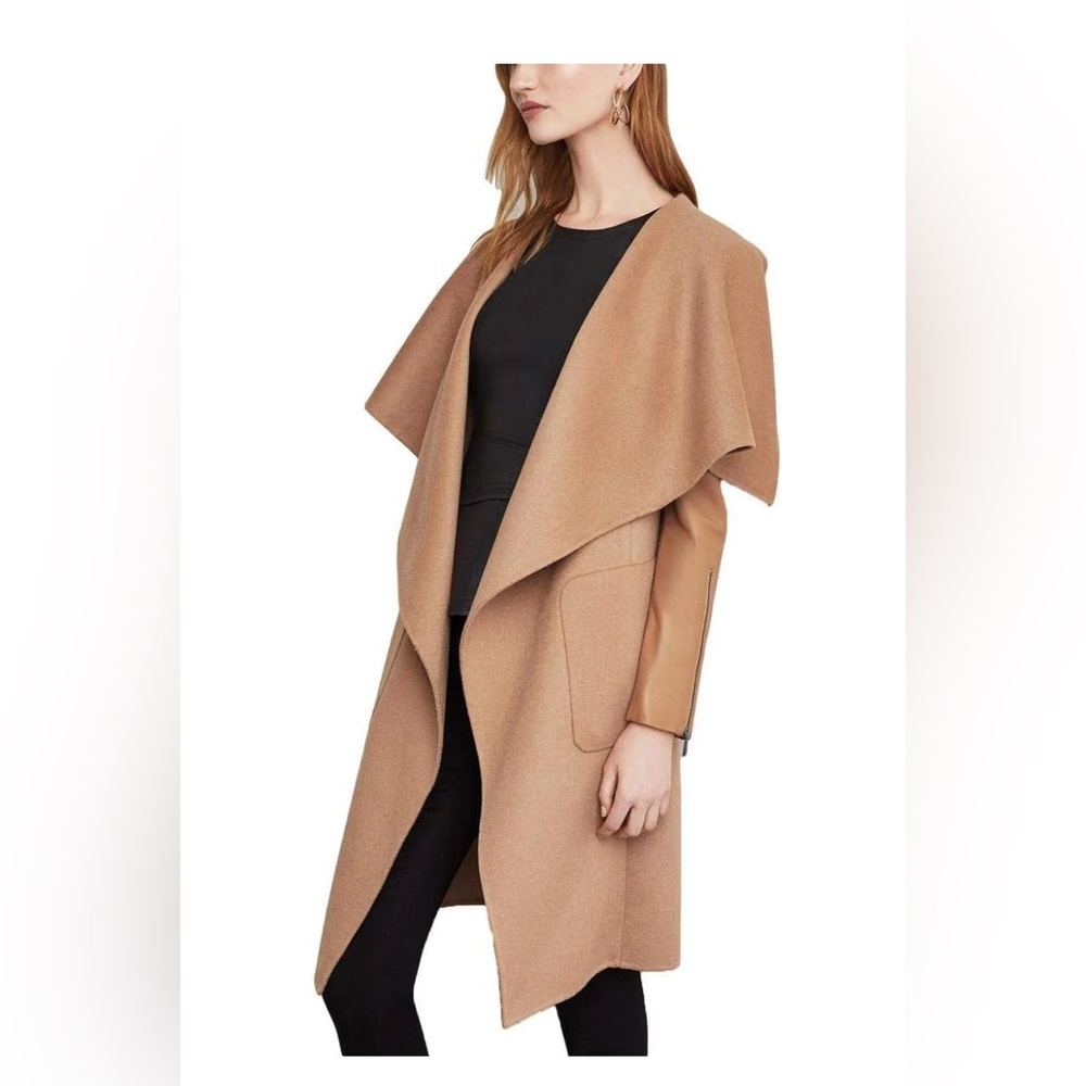 BCBGMaxazria Fiona Draped Coat